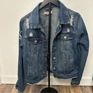Ci Sono Classic Blue Denim Jacket size large